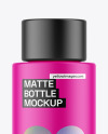 Matte Plastic Bottle Mockup