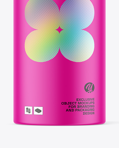 Matte Plastic Bottle Mockup