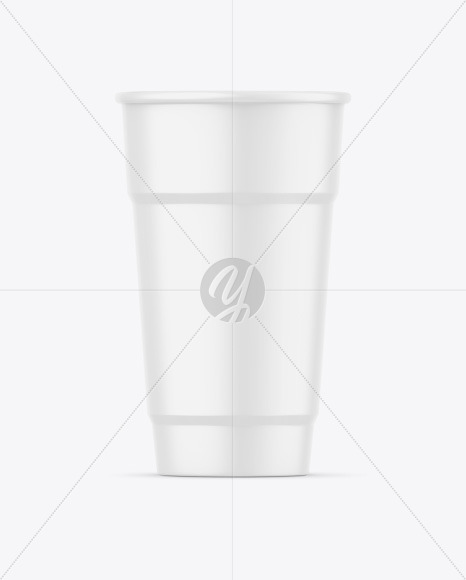 Matte Paper Coffee Cup Mockup