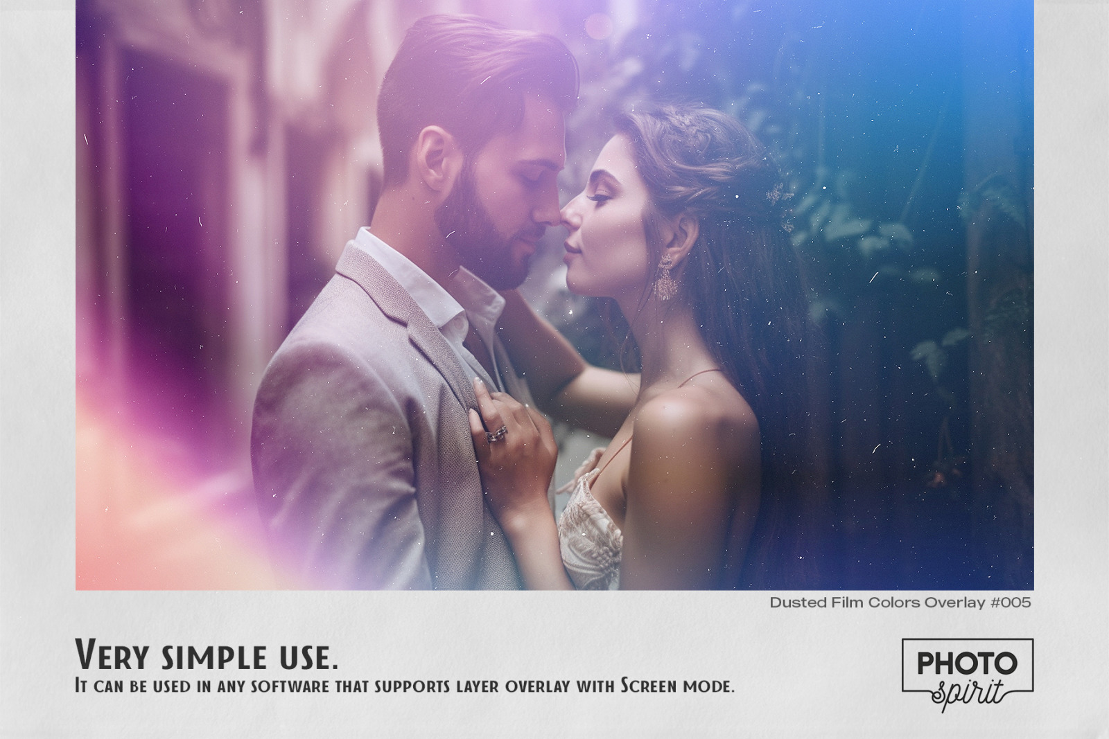 21 Dusted Film Colors Effect Photo Overlays