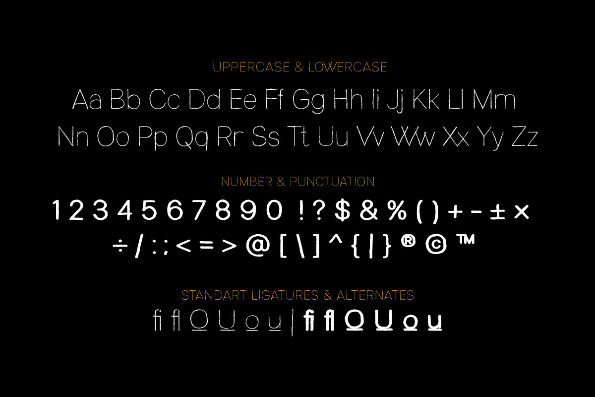 LAMPOH - The Handmade Scratch Display Font