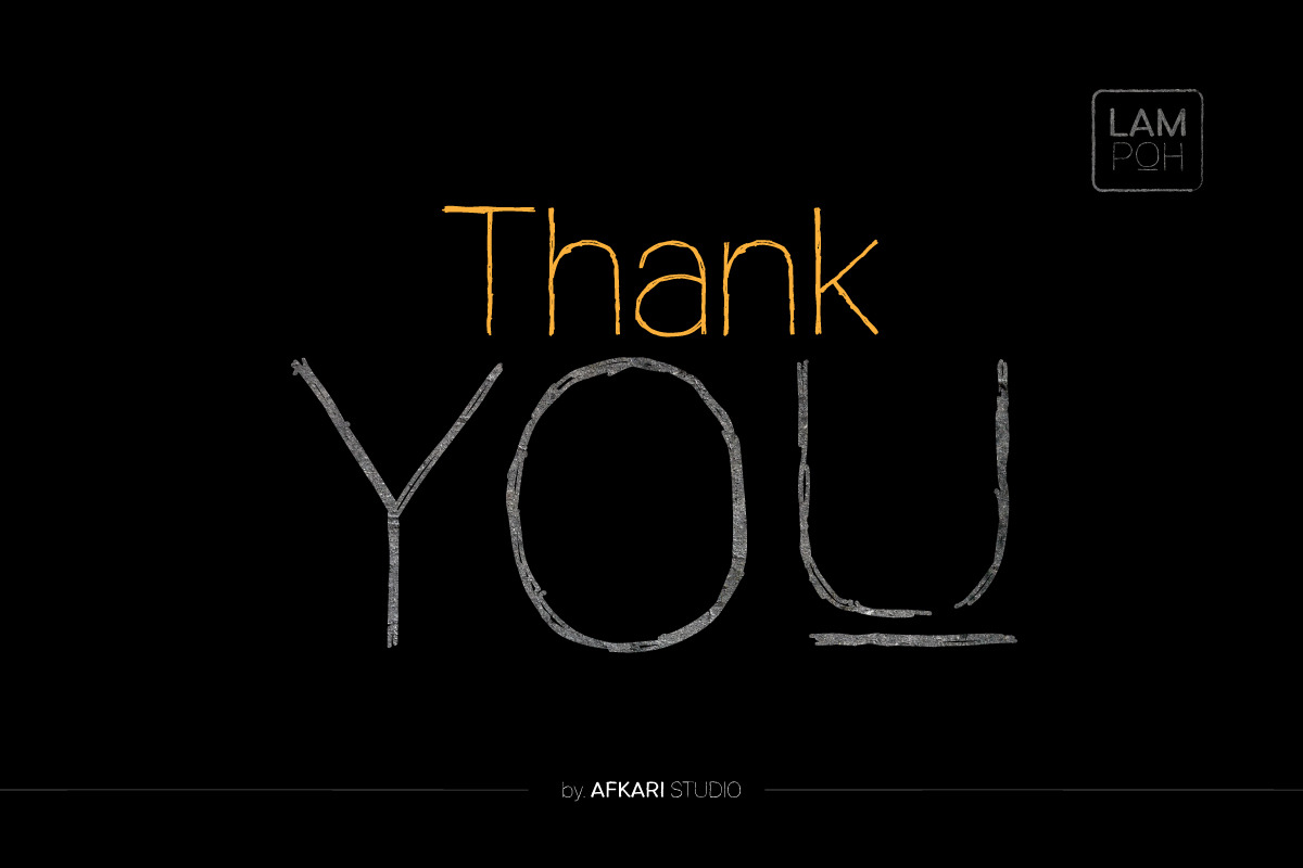 LAMPOH - The Handmade Scratch Display Font LAMPOH - The Handmade Scratch Display Font