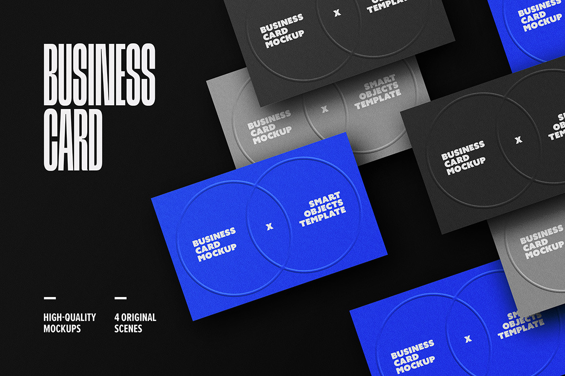 Pacific Business Card Mockups Pacific Business Card Mockups