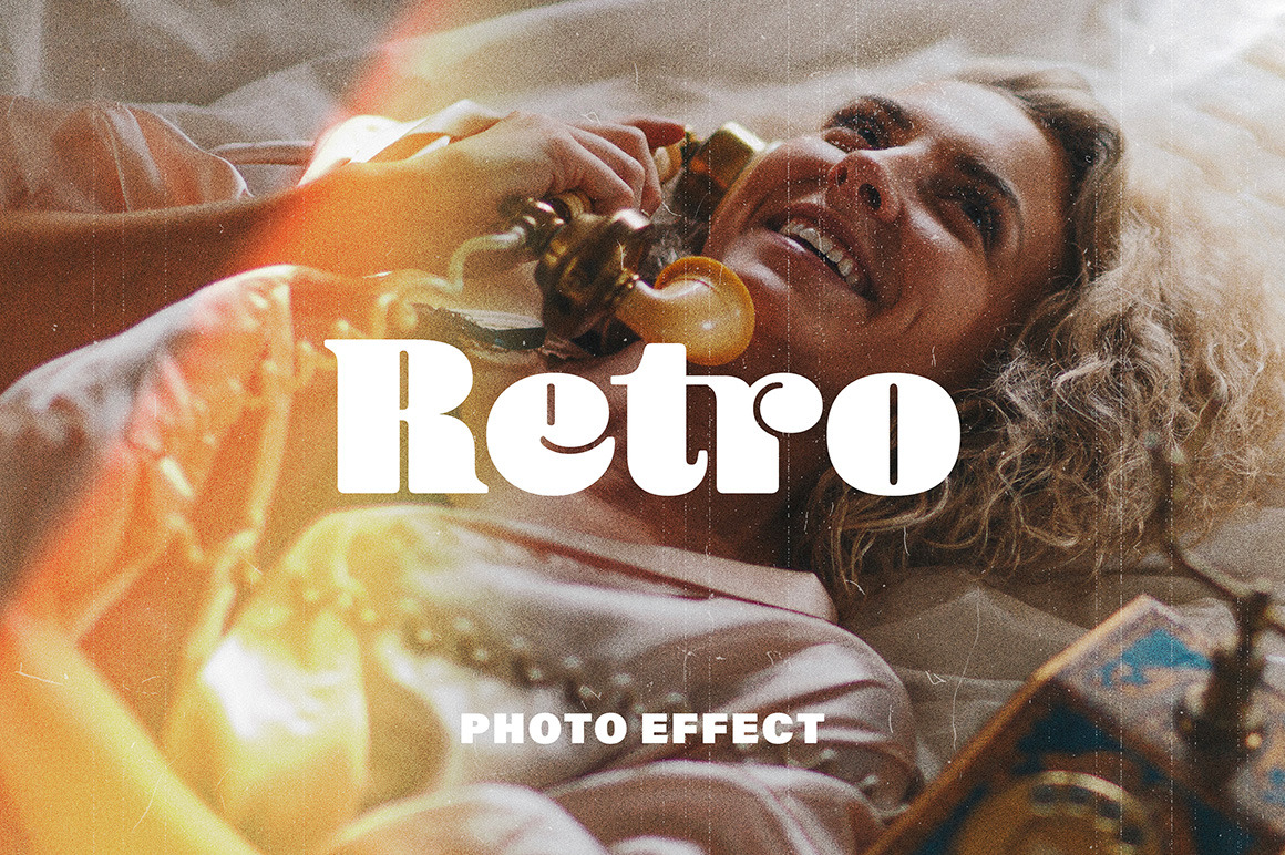 Retro Overlay Photo Effect Retro Overlay Photo Effect