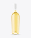 Clear Glass White Wine Bottle Mockup Clear Glass White Wine Bottle Mockup