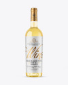 Clear Glass White Wine Bottle Mockup Clear Glass White Wine Bottle Mockup