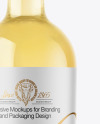 Clear Glass White Wine Bottle Mockup Clear Glass White Wine Bottle Mockup