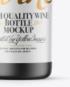 Ceramic Wine Bottle Mockup Ceramic Wine Bottle Mockup