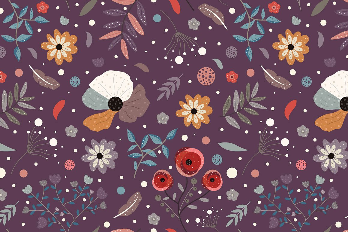 Chinoiserie pattern set Chinoiserie pattern set