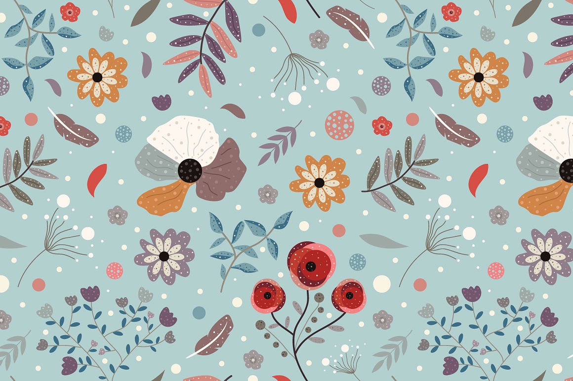 Chinoiserie pattern set Chinoiserie pattern set