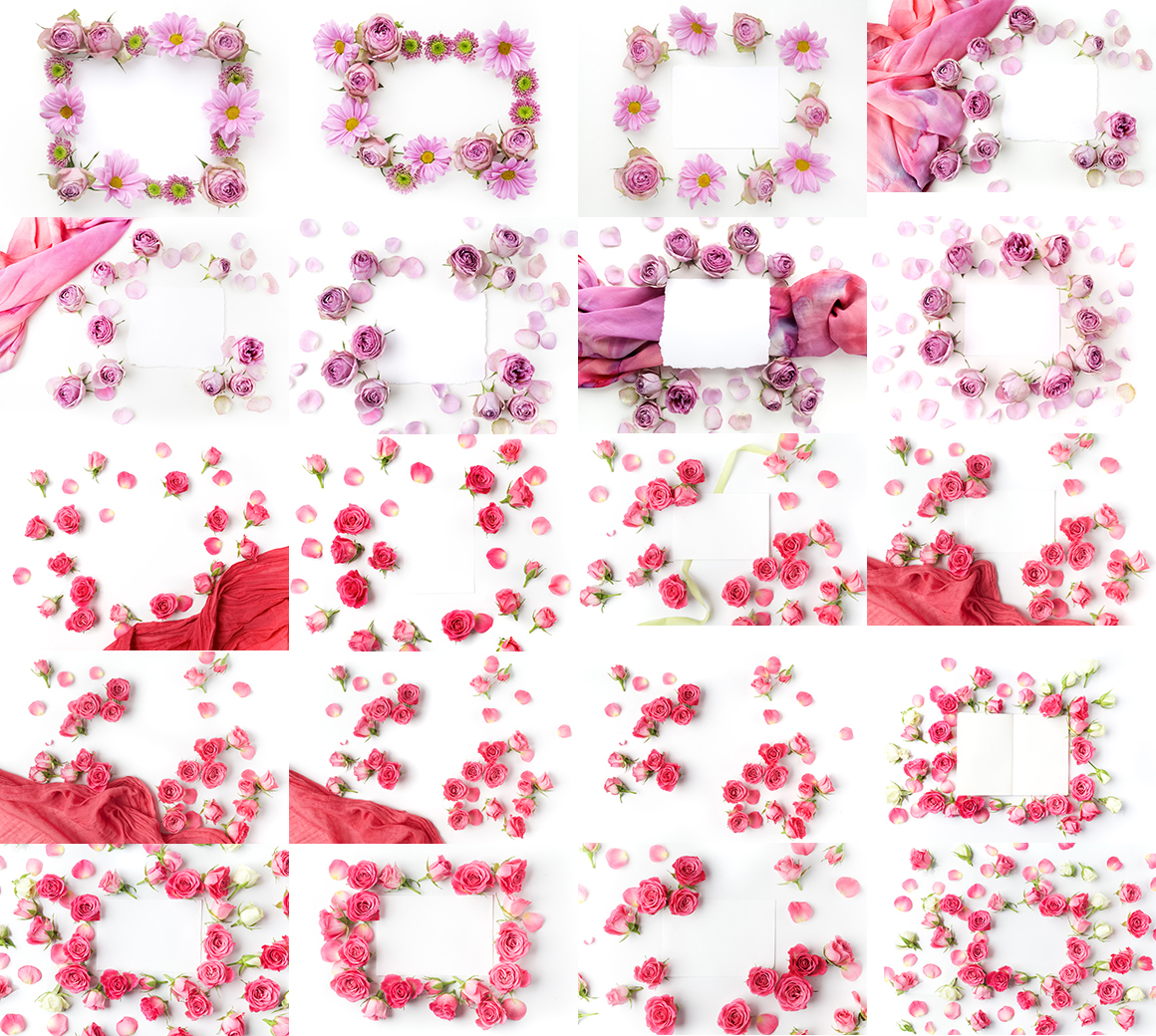20 Floral frames bundle 20 Floral frames bundle