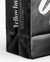 Glossy Snack Bag With Label Mockup - Half Side View