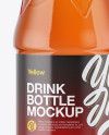 Clear Plastic 350ml Bottle with Soft Drink Mockup