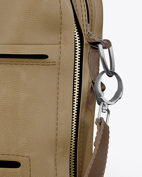 Leather Bag Mockup - Half Side View