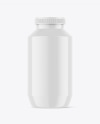 Glossy Plastic Jar Mockup