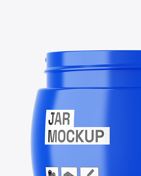 Glossy Jar Mockup