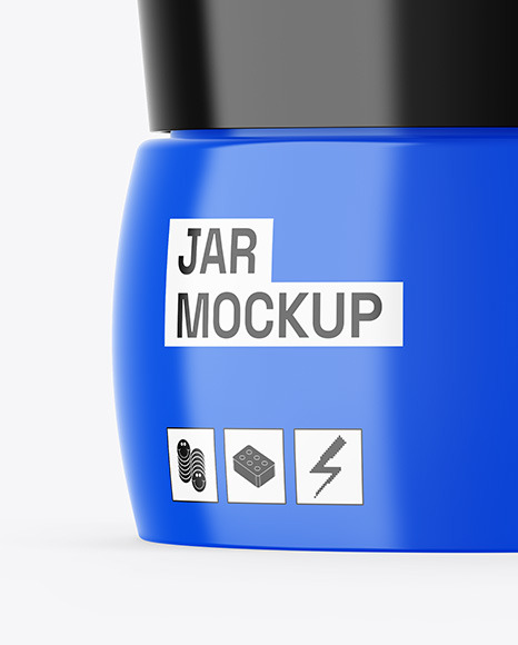 Glossy Jar Mockup