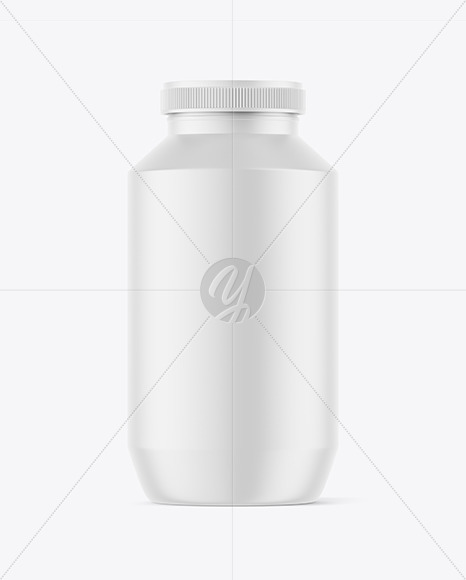 Matte Plastic Bottle Mockup