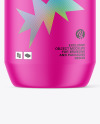 Matte Plastic Bottle Mockup