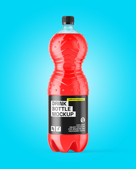 2L PET Drink Bottle Mockup