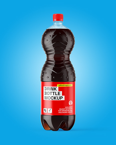 2L PET Drink Bottle Mockup