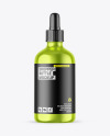 Metallic Dropper Bottle Mockup