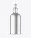 Matte Metallic Dropper Bottle Mockup