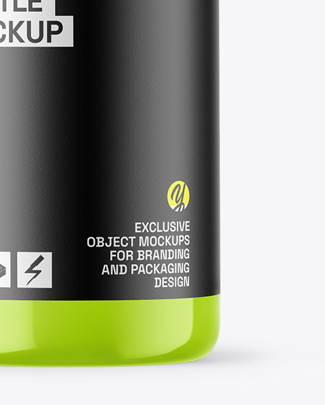 Glossy Dropper Bottle Mockup