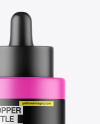 Matte Dropper Bottle Mockup