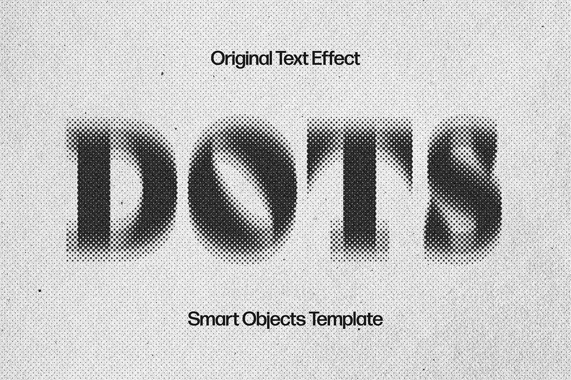 Blurred Dots Text Effect