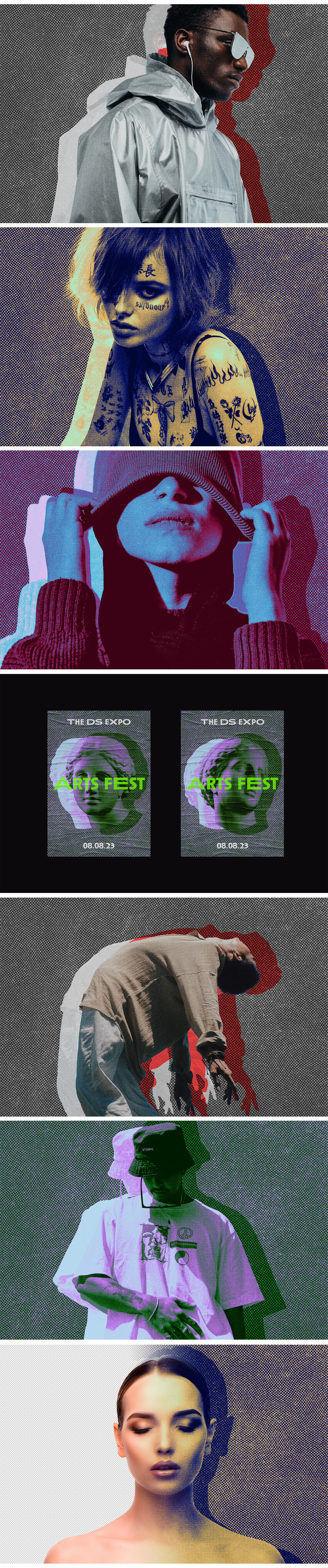 Acid Halftone Photo Effect Acid Halftone Photo Effect