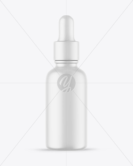 Matte Dropper Bottle Mockup