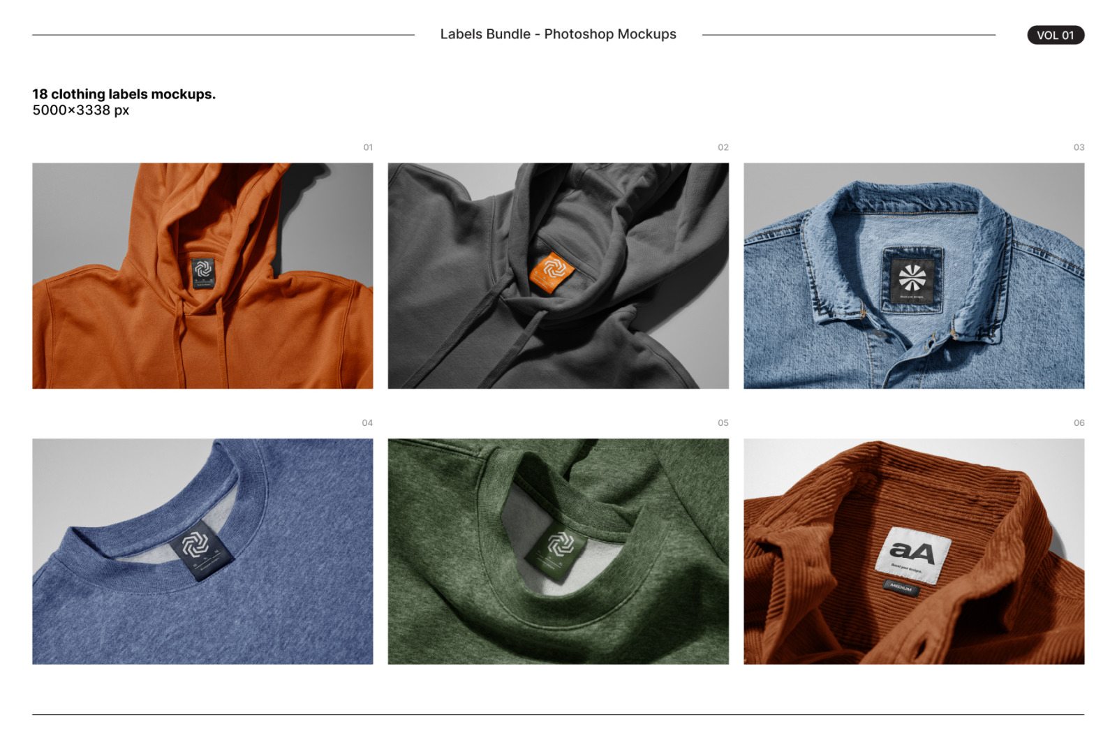 Clothing Labels Mockups Clothing Labels Mockups