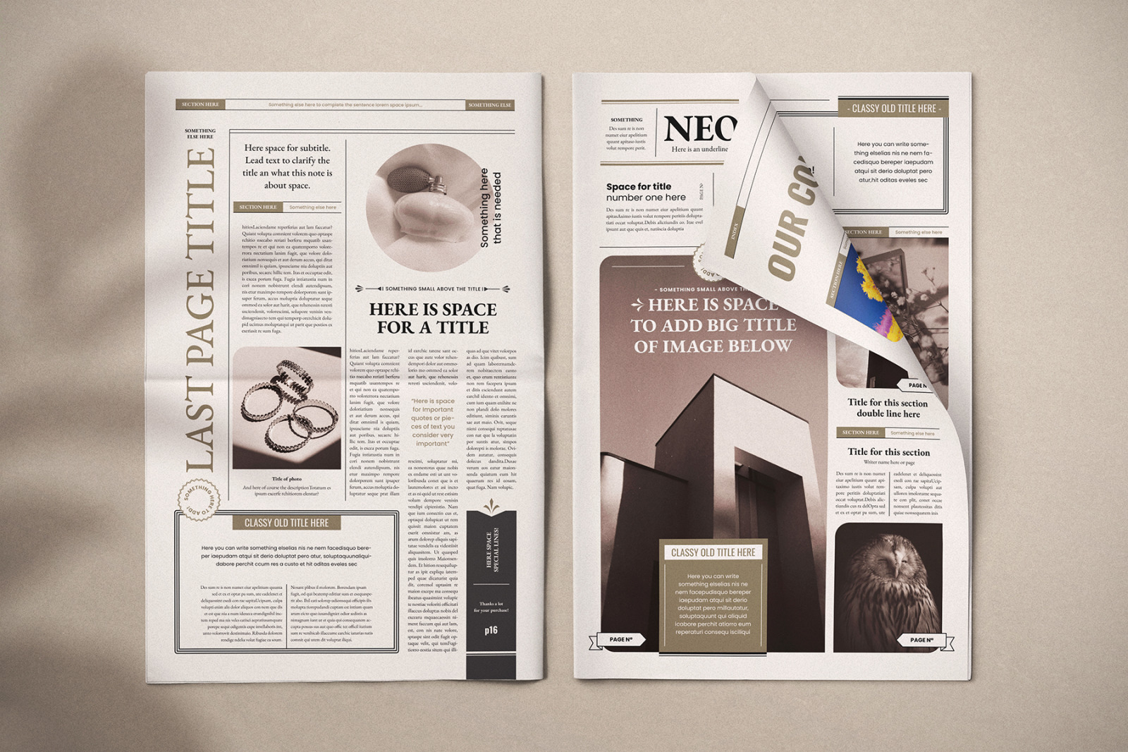 The NeoSpaper Indesign Template