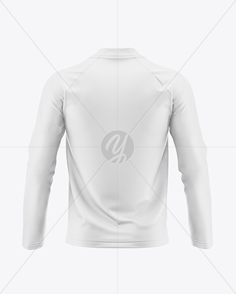 Men’s Reglan Long Sleeve T-Shirt Mockup - Back View