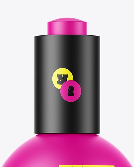 Matte Cosmetic Bottle Mockup