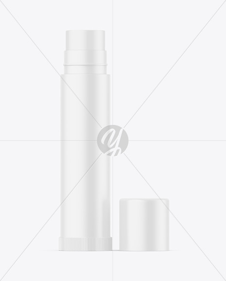 Matte Lip Balm Tube Mockup