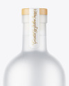 Frosted Glass Vodka Bottle Mockup