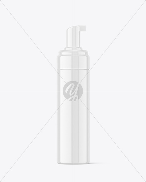 Glossy Airless Bottle Mockup