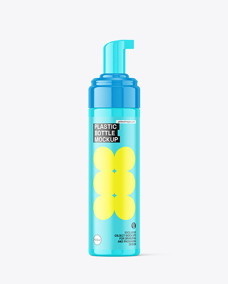 Glossy Airless Bottle Mockup