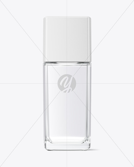 Frosted Glass Cosmetic Bottle Mockup