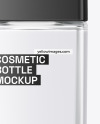 Frosted Glass Cosmetic Bottle Mockup