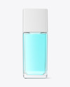 Frosted Glass Cosmetic Bottle Mockup