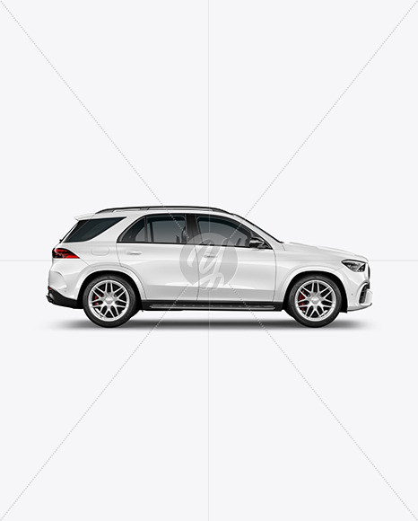 Luxury SUV Mockup - Side View