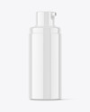 Glossy Airless Bottle Mockup Glossy Airless Bottle Mockup
