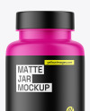 Matte Plastic Jar Mockup