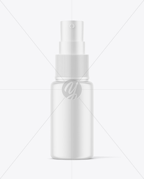 Matte Cosmetic Spray Bottle Mockup