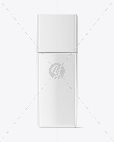 Glossy Cosmetic Bottle Mockup