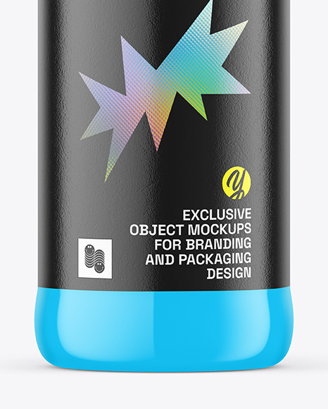 Glossy Bottle Mockup