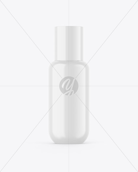 Glossy Bottle Mockup